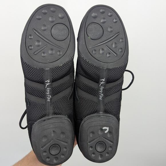 EUC Very Fine Unisex Dance Shoes Size 12.5 or 30cm VFSN012 Low-Profile Black - Picture 8 of 12